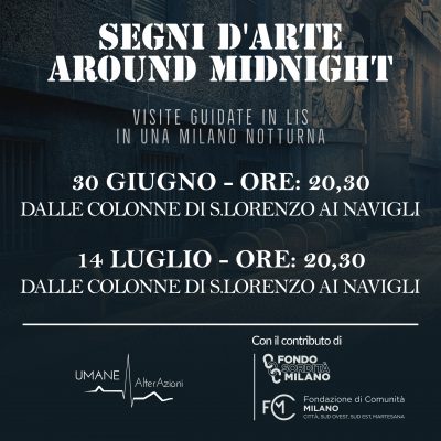 Locandina segni d'arte AROUND MIDNIGHT